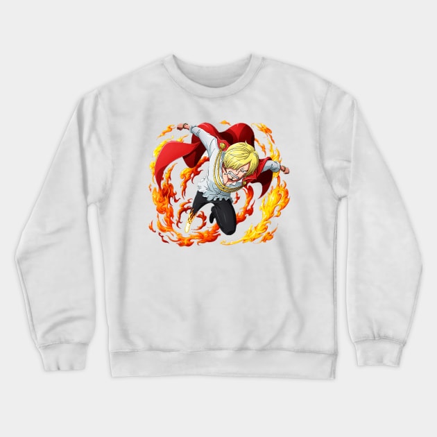 Black Leg Sanji Crewneck Sweatshirt by ManimeXP